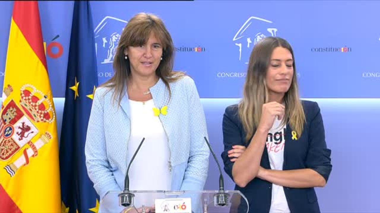 JxCAT no apoyará la investidura de Sánchez por la "vulneración de derechos" de los diputados presos