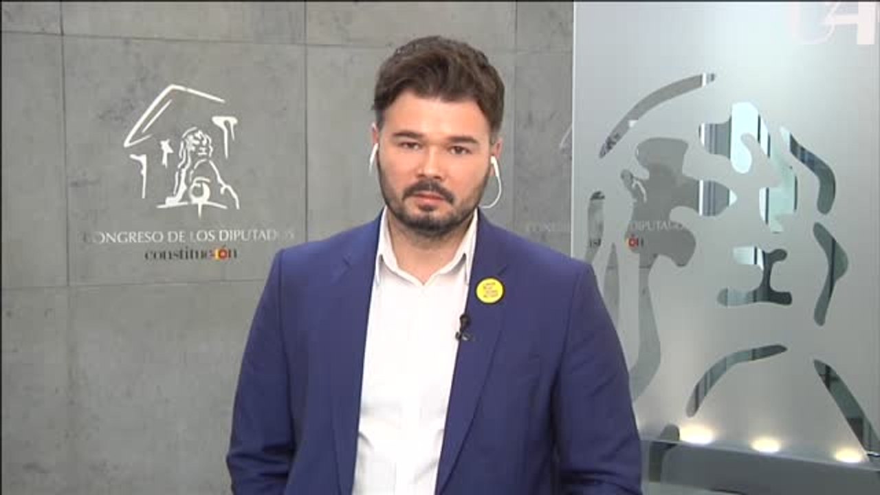 Rufián: "Espero equivocarme, pero creo que las sentencias serán muy duras"