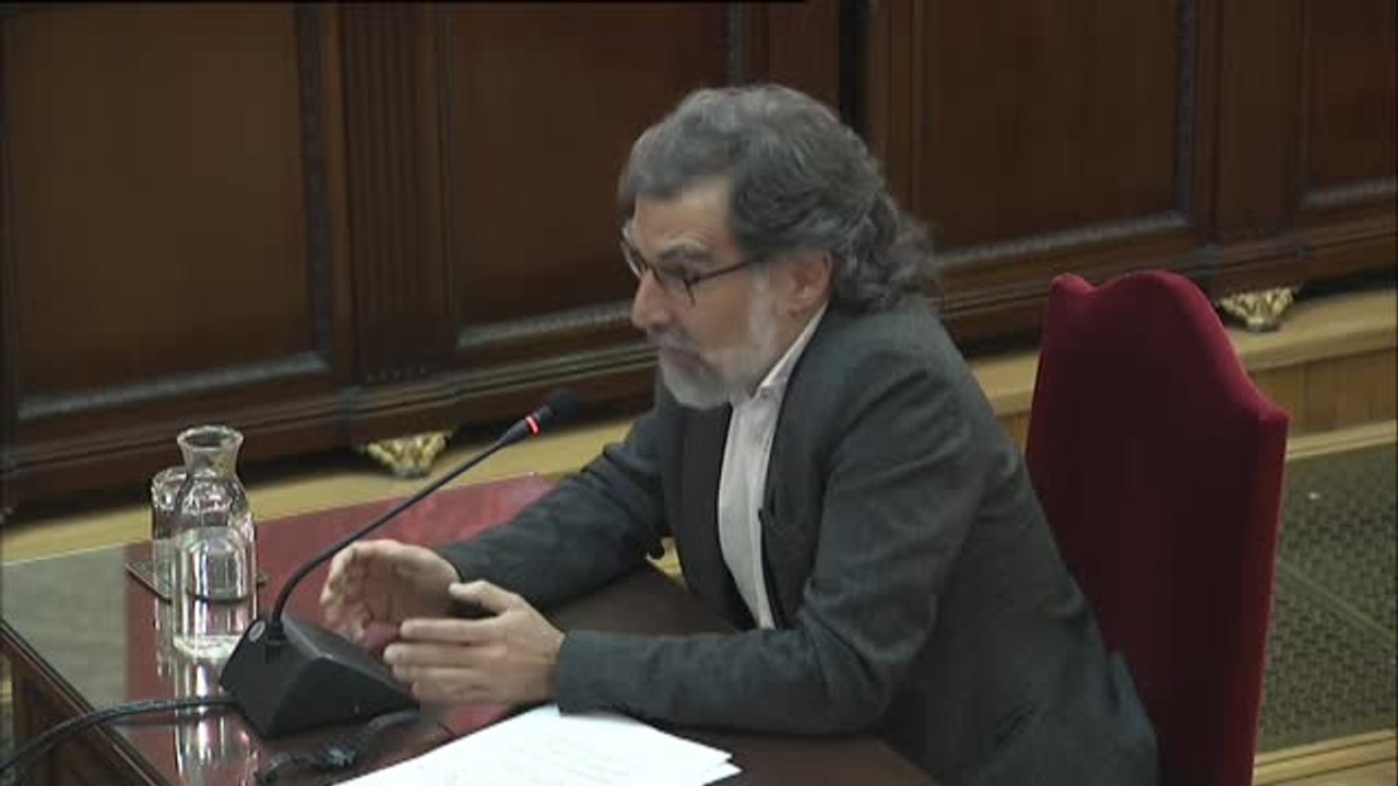 Cuixart: "No hay ningún tipo de arrepentimiento, todo lo que hice lo volvería a hacer"