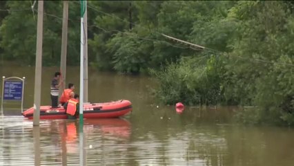 Más de un millón de personas afectadas por las inundaciones en China