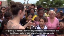 Angelina Jolie visita campos de refugiados en la frontera de Colombia con Venezuela