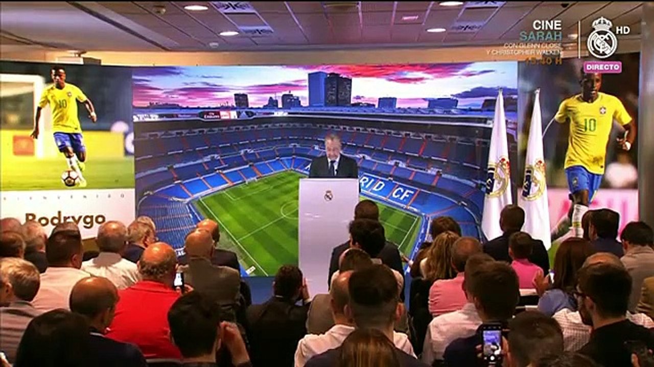 Florentino Pérez: "Vamos trabajando para incorporar nuevos talentos que sueñan con triunfar"