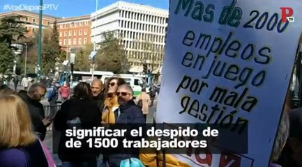 La plantilla de Supermercados Día se manifiesta ante la amenaza de ERE