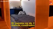 ¿Vivirías en una habitación de 2 metros y medio por 200 euros al mes?