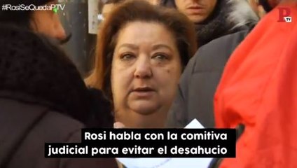 Rosi se queda: la movilización popular ha evitado por tercera vez su desahucio