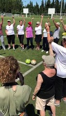 Les mamies  foot à Saint-Etienne