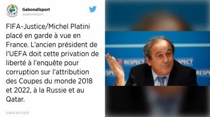 Attribution du Mondial 2022 au Qatar. Michel Platini placé en garde à vue