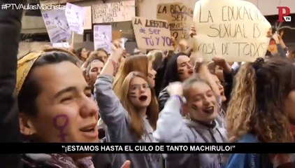 Huelga estudiantil para exigir que el machismo desaparezca de las aulas