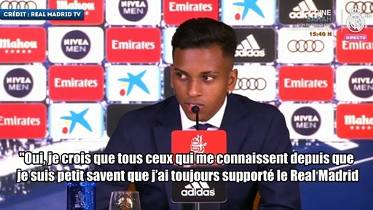 Rodrygo savait qu'il jouerait un jour au Real Madrid