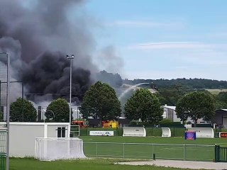 Incendie à Cour et Puis en Isère