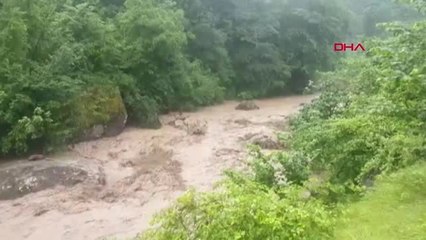 TRABZON'DA HES BORUSU PATLADI 2 KAYIP, 1 YARALI, MAHSUR KALANLAR VAR