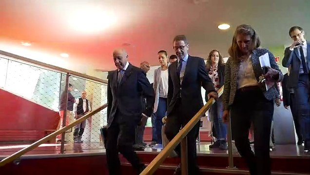 Laurent Fabius à la faculté de droit de Nantes le 24 mai 2019