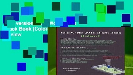 Full version  SolidWorks 2018 Black Book (Colored)  Review