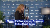 Megadeth Singer Dave Mustaine Has Throat Cancer