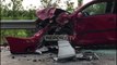 Report TV -Aksident në Shkodër, përplasen dy makina, dy të plagosur rëndë