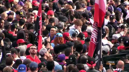 Las celebraciones de los Raptors empañadas por violencia y estampidas