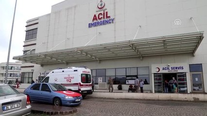 Tarlada yıldırım isabet eden kadın ağır yaralandı