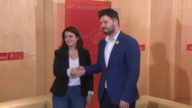 PSOE concluye con ERC y JxCat la ronda de contactos