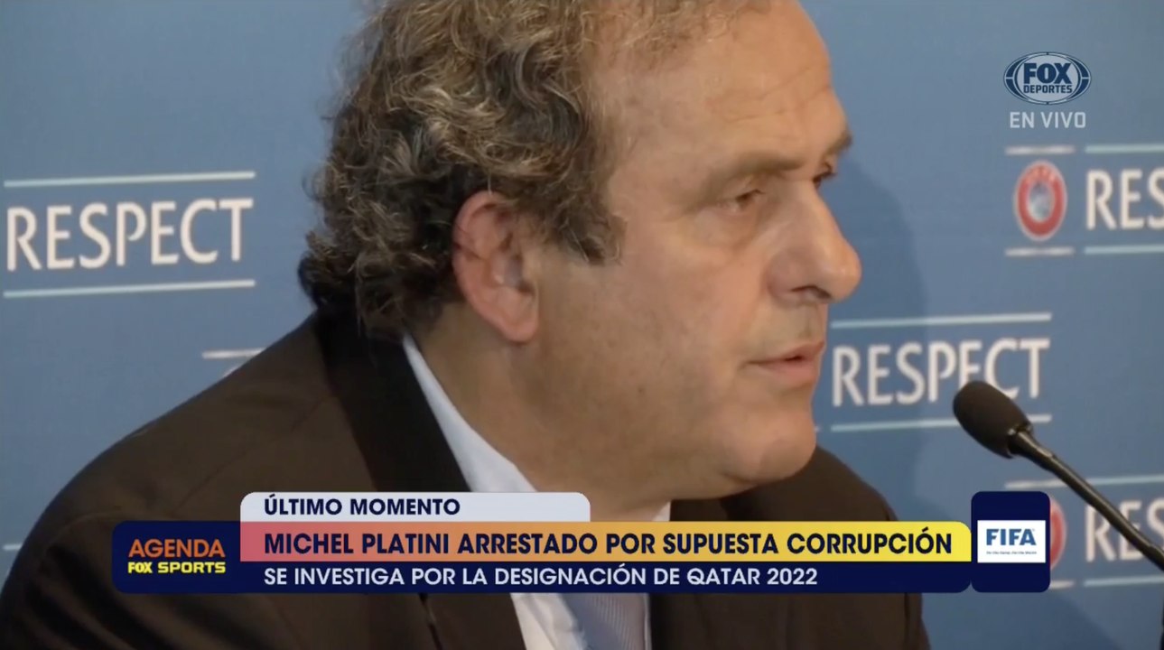 Futbol: Platini es arrestado