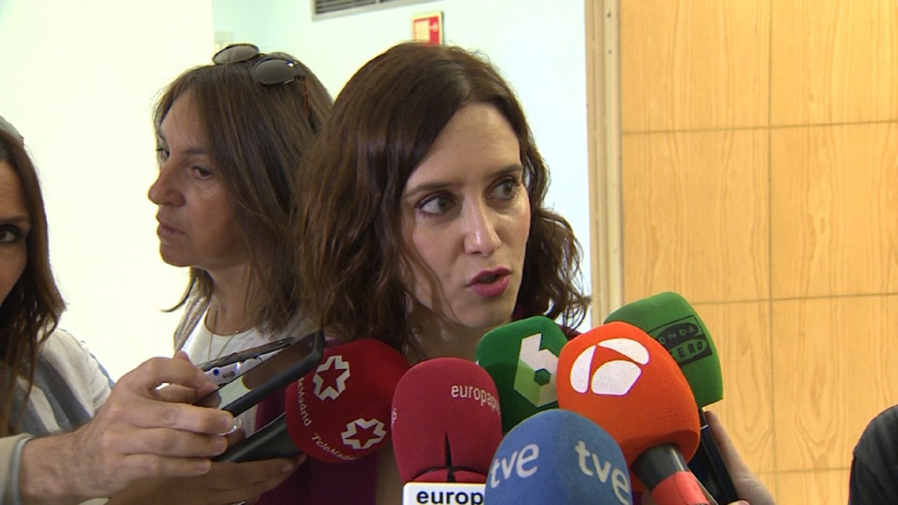 Ayuso remarca que esperan acuerdos con Ciudadanos