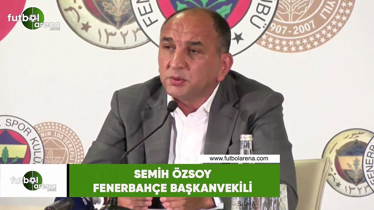 Semih Özsoy: "Fenerbahçe'nin hakkını kimseye yedirmeyiz"
