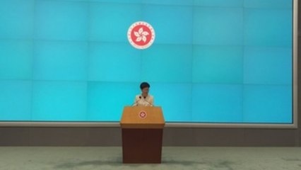 Líder hongkonesa Lam pide disculpas pero no retira proyecto ley extradición