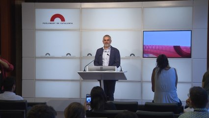 Líder de Cs en el Parlament, Carlos Carrizosa