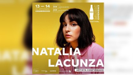 Natalia Lacunza actuará en el Coca Cola Music Experience