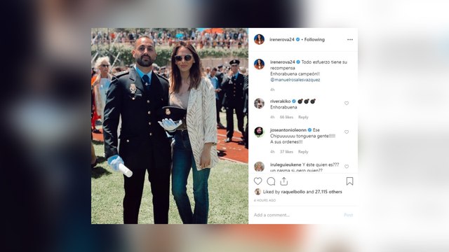 El hermano de Irene Rosales se convierte en policía