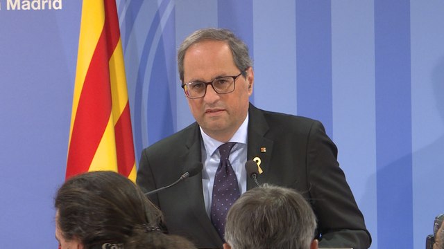 Torra comparece tras finalizar juicio del proces