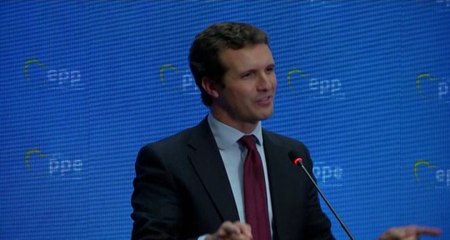 Download Video: Casado pide a PPE que independentistas catalanes no estén en la UE