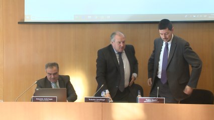 Rueda de prensa de Confebask en Bilbao