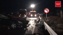 Muere un hombre tras la colisión de dos vehículos en la M-203