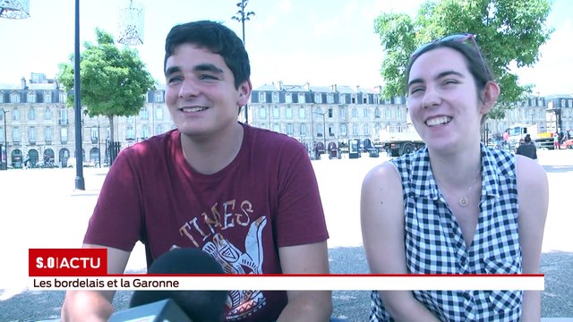 Les bordelais et la Garonne