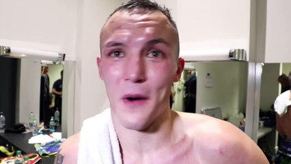 AND STILL! - JOSH WARRINGTON REACTS TO SD WIN AGAINST KID GALAHAD IN LEEDS / WANTS OSCAR VALDEZ NEXT