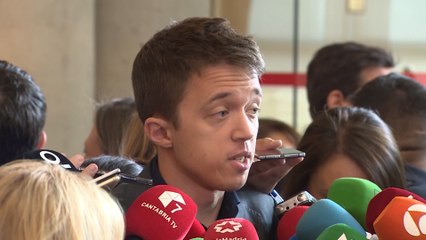 Errejón ve un "error" el acuerdo de PP, Cs y Vox para la Mesa
