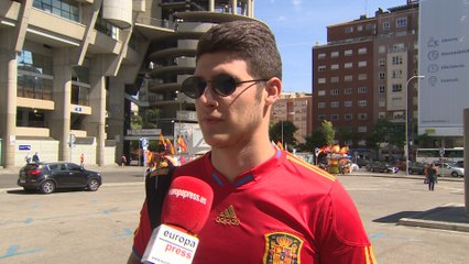 Aficionado español pronostica la victoria de España