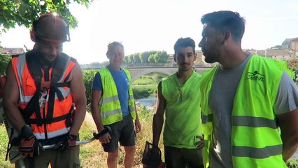 Bollène : travaux du Lez