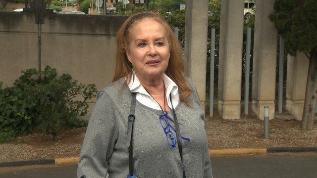 Fedra Lorente acude a la capilla ardiente de Ibáñez Serrador