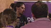 Alberto Rodríguez durante el Consejo Ciudadano Estatal de Podemos