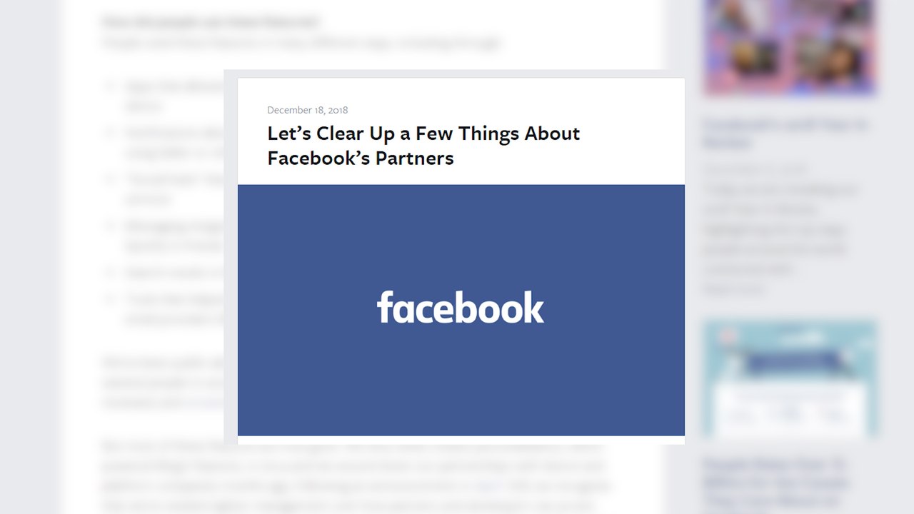 Facebook permitió acceder a información privada de usuarios