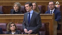 Casado ataca a Sánchez con la prisión permanente revisable tras el crimen de Huelva