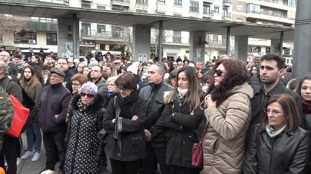 Minuto de silencio en Zamora por Laura Luelmo