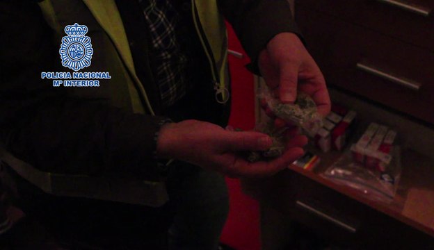 Policía Nacional desmantela en Cádiz un punto de venta de hachís y marihuana