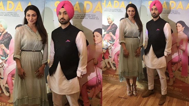 Shadaa: Diljit Dosanjh & Neeru Bajwa in Delhi to promote their film | FilmiBeat