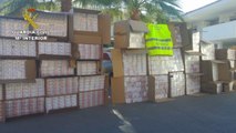 Incautadas 32.480 cajetillas de tabaco en Cádiz, Málaga y Jaén