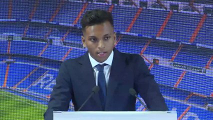 Rodrygo Goes, ilusionado por formar parte del Real Madrid