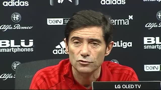Marcelino: Si fuéramos capaces de ganar en el Wanda, daríamos un paso