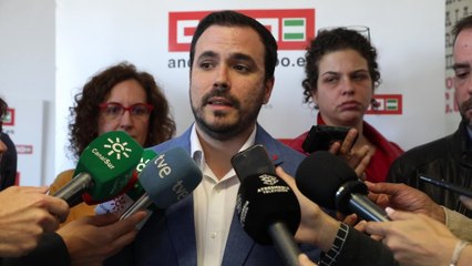 Garzón lamenta que Sánchez no negara en el debate que pactará con Cs