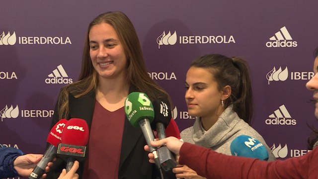 Jugadoras de Madrid Club Femenino, orgullosas por el sorteo